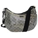 Bolsa de Ombro GG Crystal Gucci Ouro Marinho 181092 Auth 85615