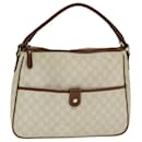 Sac à épaule GUCCI GG Supreme en cuir PVC blanc Auth ep5061 - Gucci