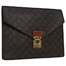 LOUIS VUITTON Monogramm Dokumentenmappe Senatur Aktentasche M53335 LV Auth 84521 - Louis Vuitton