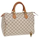 LOUIS VUITTON Damier Azur Speedy 30 Hand Bag N41533 LV Auth 84530 - Louis Vuitton