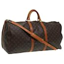 LOUIS VUITTON Monogram Keepall Bandouliere 60 Bolsa Boston M41412 LV Auth 85461 - Louis Vuitton