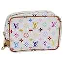 LOUIS VUITTON Monogram Multicolor Trousse Wapity Pouch White M58033 Auth 85379 - Louis Vuitton