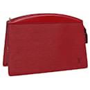 LOUIS VUITTON Epi Trousse Crete Sac Clutch Rouge M48407 LV Auth 82014 - Louis Vuitton