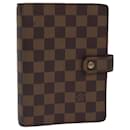 LOUIS VUITTON Agenda MM Damier Ebene Cubierta R20240 LV Auth 85086 - Louis Vuitton