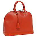 LOUIS VUITTON Epi Alma PM Bolsa de Mão Laranja Pimon M40623 LV Auth 85500A - Louis Vuitton