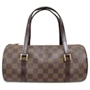 Braune Louis Vuitton Damier Ebene Papillon 26 Handtasche