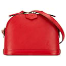 Red Louis Vuitton Epi Mini Alma Crossbody Bag