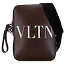 Piccola borsa in pelle VLTN marrone di Valentino