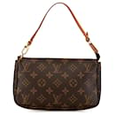 Sac à épaule Pochette Accessoires Monogram Louis Vuitton marron