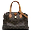 Braune Louis Vuitton Monogram Rivoli PM Handtasche