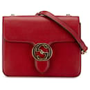 Red Gucci Small Dollar Interlocking G Crossbody