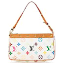 White Louis Vuitton Monogram Multicolore Pochette Accessoires Shoulder Bag