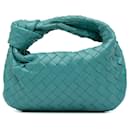 Mini bolso Jodie Intrecciato azul Bottega Veneta