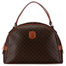 Brown Celine Macadam Dome Handbag - Céline