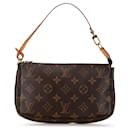 Sac à épaule Pochette Accessoires Monogram Louis Vuitton marron