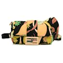 Green Fendi Floral Convertible Baguette Belt Bag