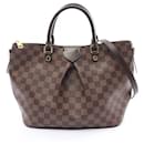 Borsa Louis Vuitton Damier Ebene Siena MM marrone