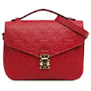 Pochette Metis en Monogram Empreinte Louis Vuitton rouge