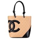 Sac cabas Medium Cambon Ligne en tan de Chanel