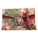 Bolsa transversal Dionysus Super Mini GG Supreme Blooms marrom da Gucci