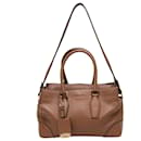 Brown Jil Sander Small Leather Satchel