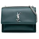 Borsa a spalla Medium Sunset Saint Laurent Verde