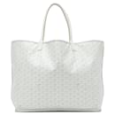 Sac fourre-tout Anjou GM réversible Goyardine blanc