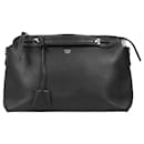 FENDI Vitello Dolce By The Way Boston Handbag in Black - Fendi