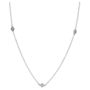 Colar de moda Tiffany & Co. Elsa Peretti em prata esterlina 0,15 CTW