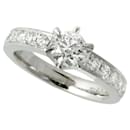 Platinum Diamond Ring PT900 6.5 - Autre Marque
