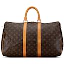 Louis Vuitton Brown Monogram Keepall 45