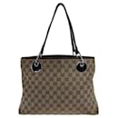 Bolsa Tote Gucci em Canvas/Couro GG