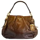 Prada Patent Leather Handbag Shoulder Bag