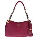 Prada Vitello Daino Leather Shoulder Handbag