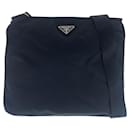 Prada Nylon Tessuto Triangle Logo Plate Shoulder Bag