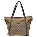 Gucci GG Canvas Leder Schultertasche