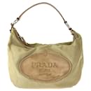 Bolsa de ombro em nylon jacquard logo Tessuto da Prada