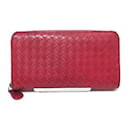 Bottega Veneta Sheepskin Zip Around Wallet