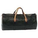 Hermes Early Boston Bag Leather Black Auth Bs14978 - Hermès