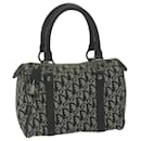 Bolsa Boston em lona Trotter Christian Dior preta Auth Bs10590