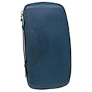 Bolso Louis Vuitton Epi Organizer Atholl Clutch Azul M60731 Lv Auth Ep1462