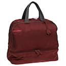 PRADA Sac de sport Boston en nylon marron argent authentique 85624 - Prada