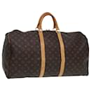 LOUIS VUITTON Monogram Keepall 55 Sac de Boston M41424 LV Auth 84412 - Louis Vuitton