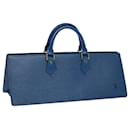 LOUIS VUITTON Epi Sac Triangle Sac à main Bleu M52095 LV Auth 85123 - Louis Vuitton