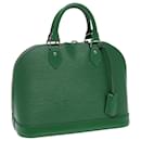 LOUIS VUITTON Epi Alma PM Hand Bag Green Cloak M40618 LV Auth 85350A - Louis Vuitton