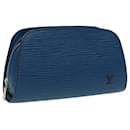 LOUIS VUITTON Epi Dauphine PM Pouch Bleu M48445 LV Auth mr378 - Louis Vuitton