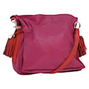 Bolso de Hombro LOEWE Anagram de Cuero Rosa Auth hk1501 - Loewe