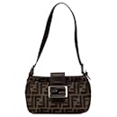 Fendi Brown Zucca Canvas Shoulder bag