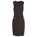 Michael Kors Knee-Length Dress in Brown Virgin Wool 