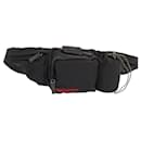 PRADA Sports Waist bag Nylon Gray Auth ar12260 - Prada